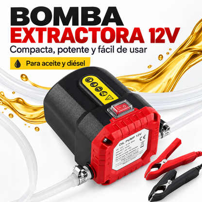 Bomba Extractora Eléctrica de Aceite y Diésel 12V (60W) ⚡🚗