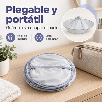 Capa de Peluquería Tipo Paraguas Recogepelos✂️✨