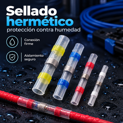 ⚡Conectores Termorretráctiles (Caja x 100 Unidades) 🔌✨