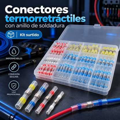 ⚡Conectores Termorretráctiles (Caja x 100 Unidades) 🔌✨