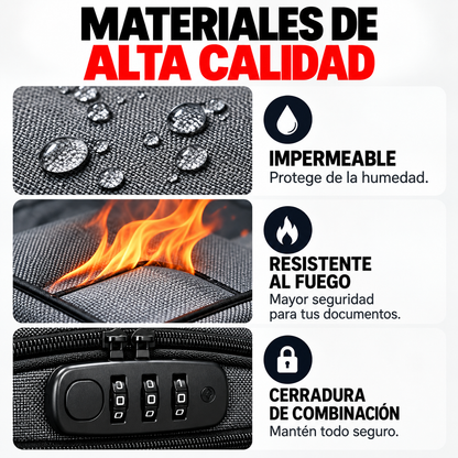 Maletín Organizador de Documentos con Cerradura 📁🔒