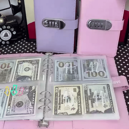 Cuaderno de Ahorros y Gestión Financiera con Cerradura de Combinación 📒🔒