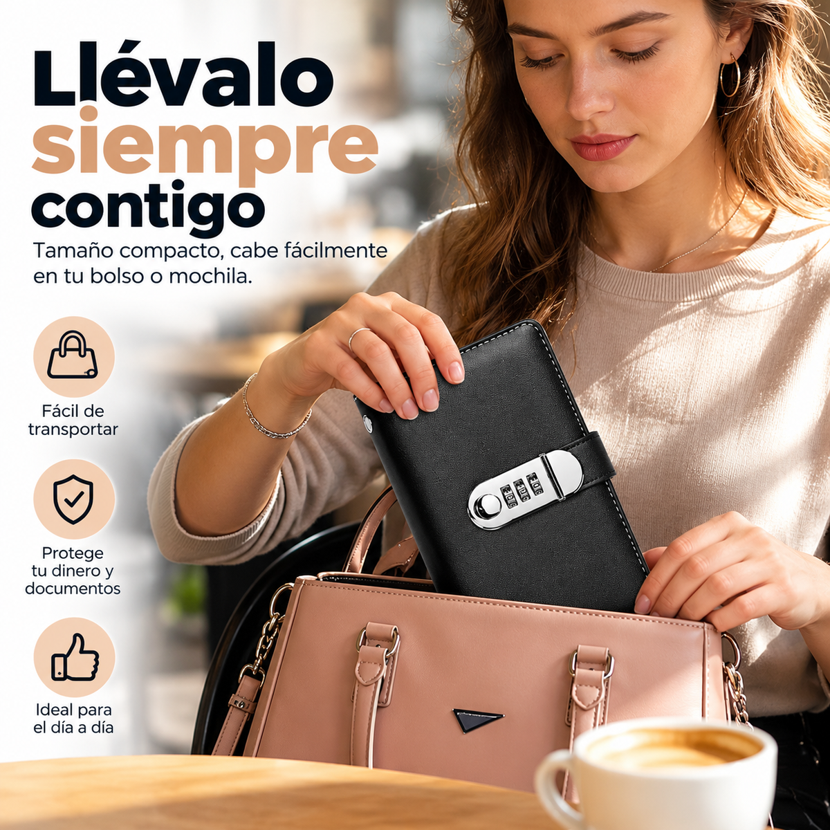 Cuaderno de Ahorros y Gestión Financiera con Cerradura de Combinación 📒🔒