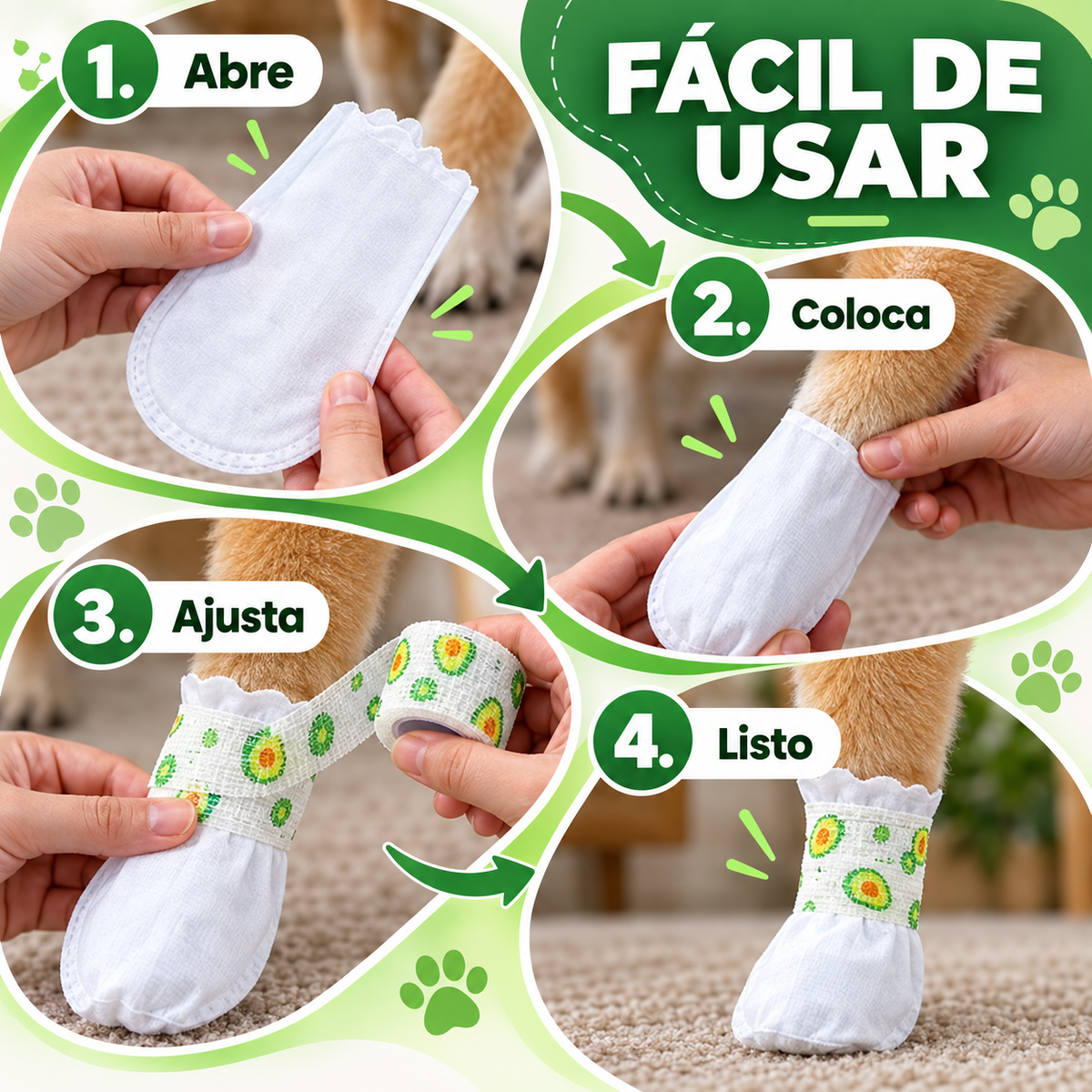 Cubrepatas Desechables Impermeables para Mascotas Pack x20 🐕🐾