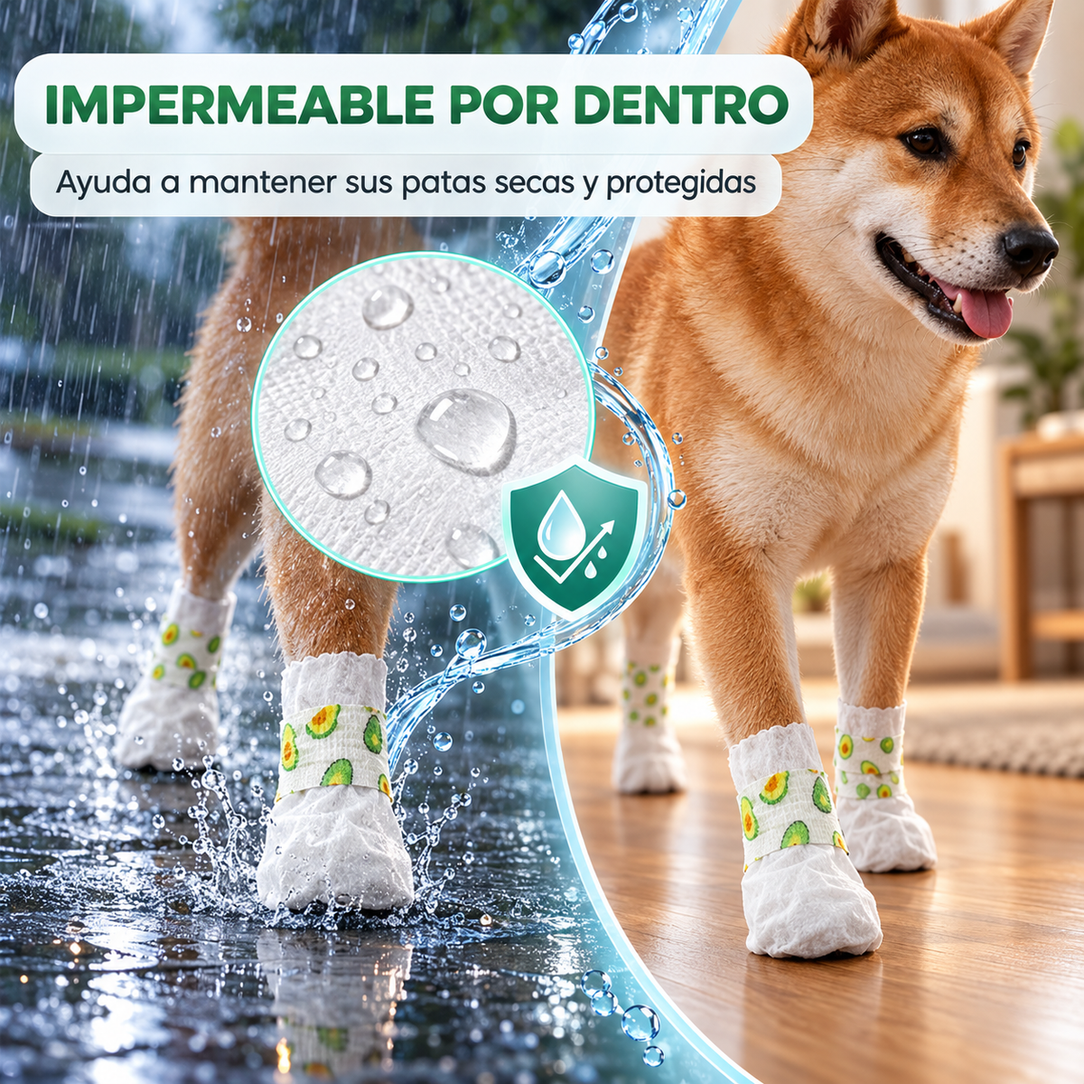 Cubrepatas Desechables Impermeables para Mascotas Pack x20 🐕🐾