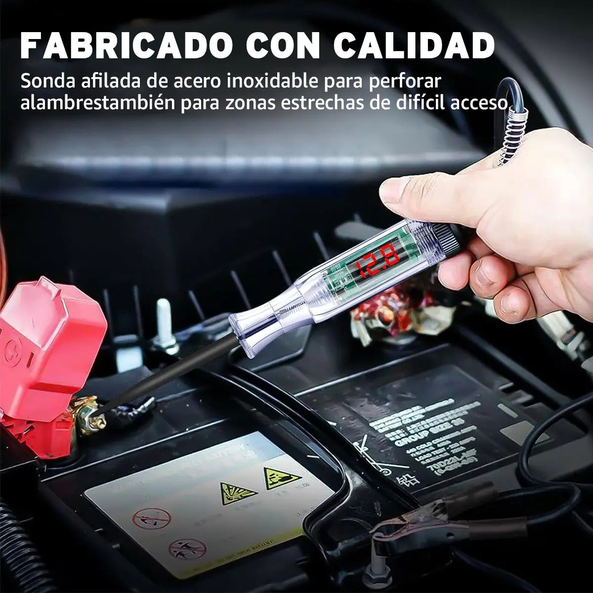 Probador de Circuitos Pro 6-24V: Detector de Voltaje con Luz de Control⚡🔌