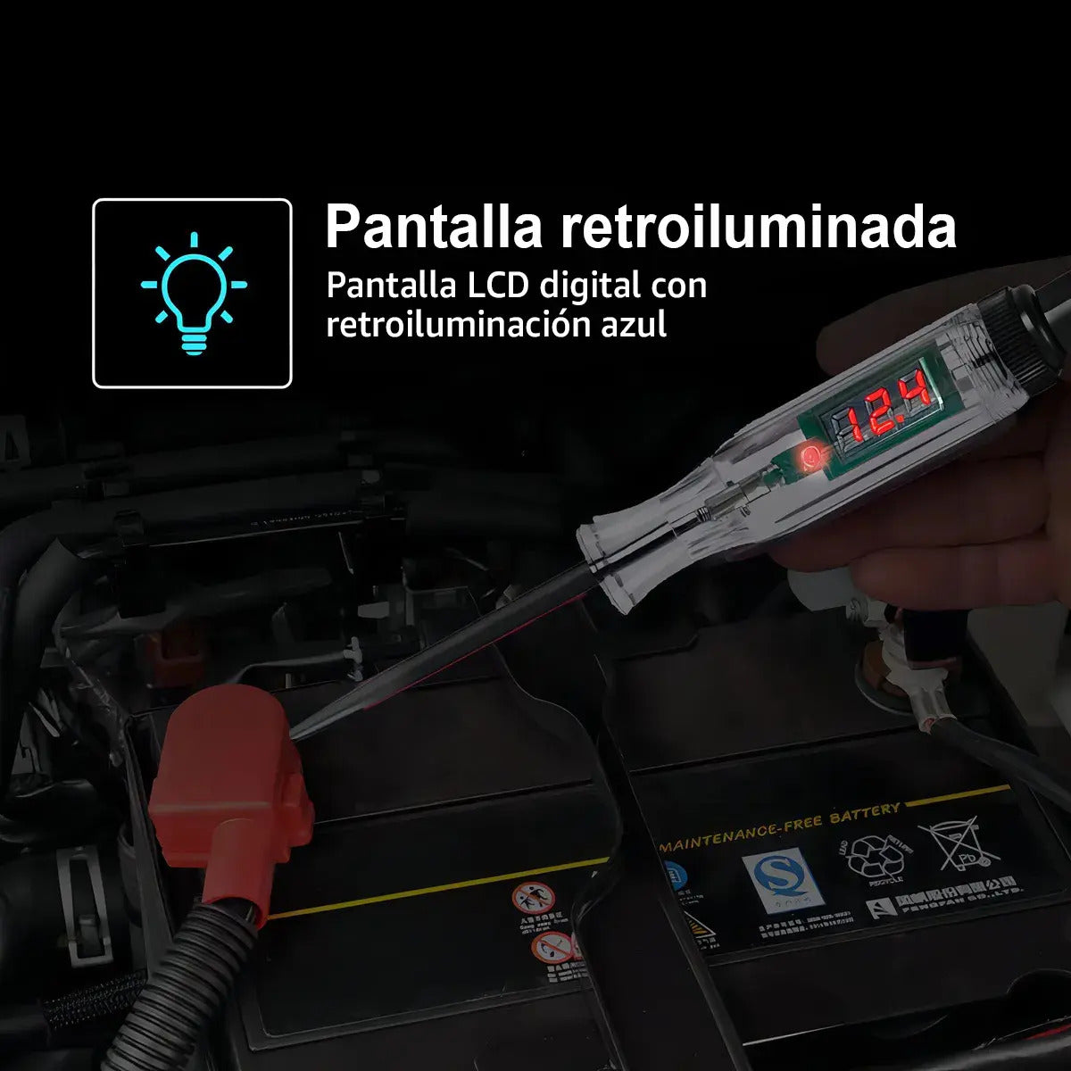 Probador de Circuitos Pro 6-24V: Detector de Voltaje con Luz de Control⚡🔌