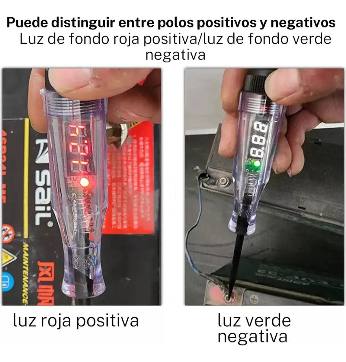 Probador de Circuitos Pro 6-24V: Detector de Voltaje con Luz de Control⚡🔌