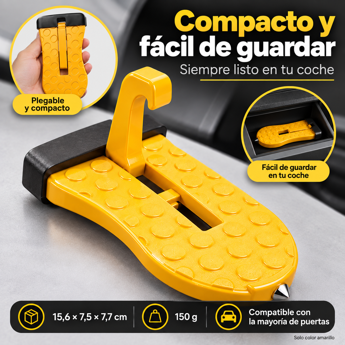 Escalón Auxiliar de Pedal para Puerta de CARRO🚗🛣️