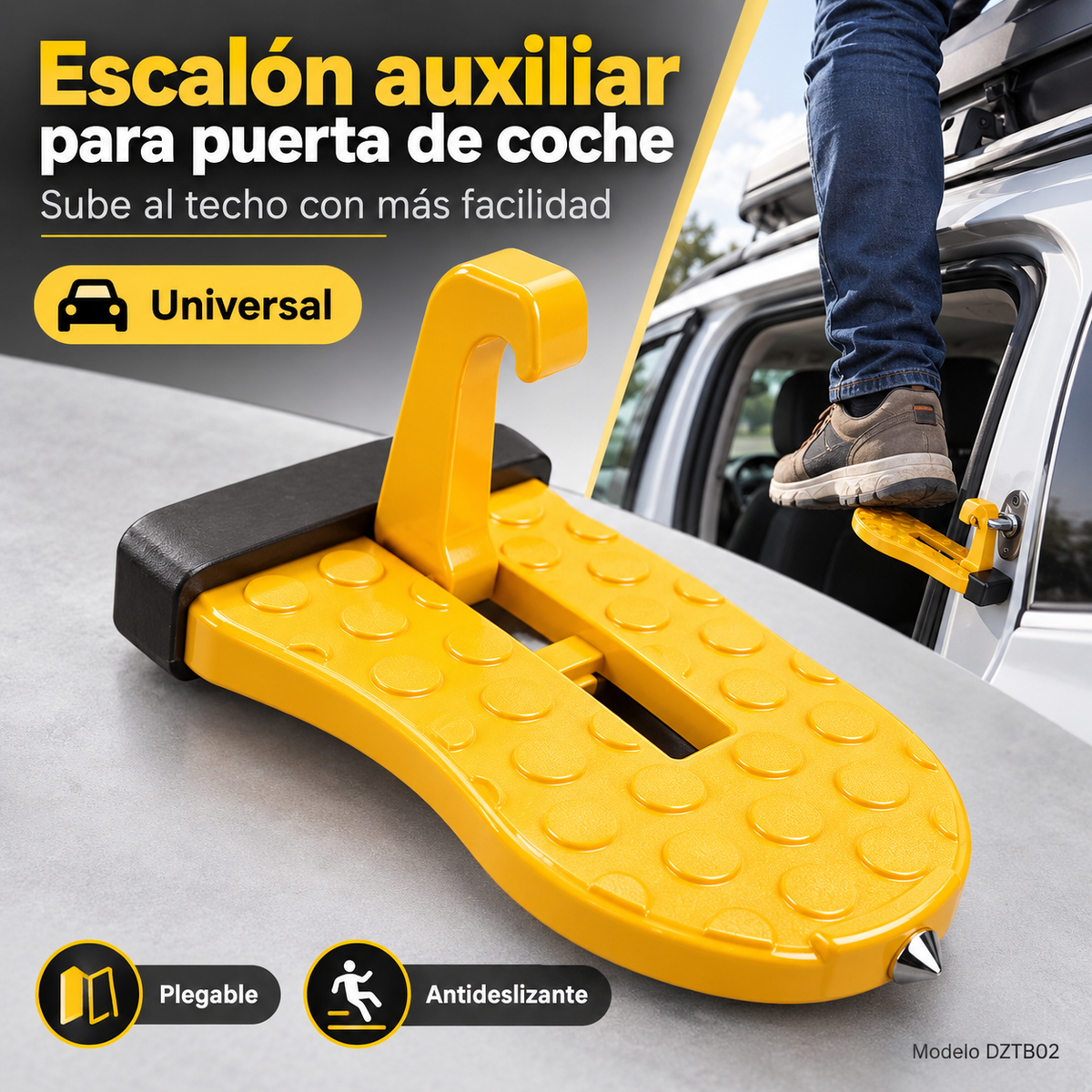 Escalón Auxiliar de Pedal para Puerta de CARRO🚗🛣️