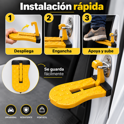 Escalón Auxiliar de Pedal para Puerta de CARRO🚗🛣️