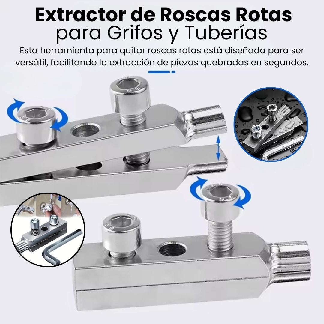 🛠️ Extractor de Roscas Rotas para Grifos y Tuberías
