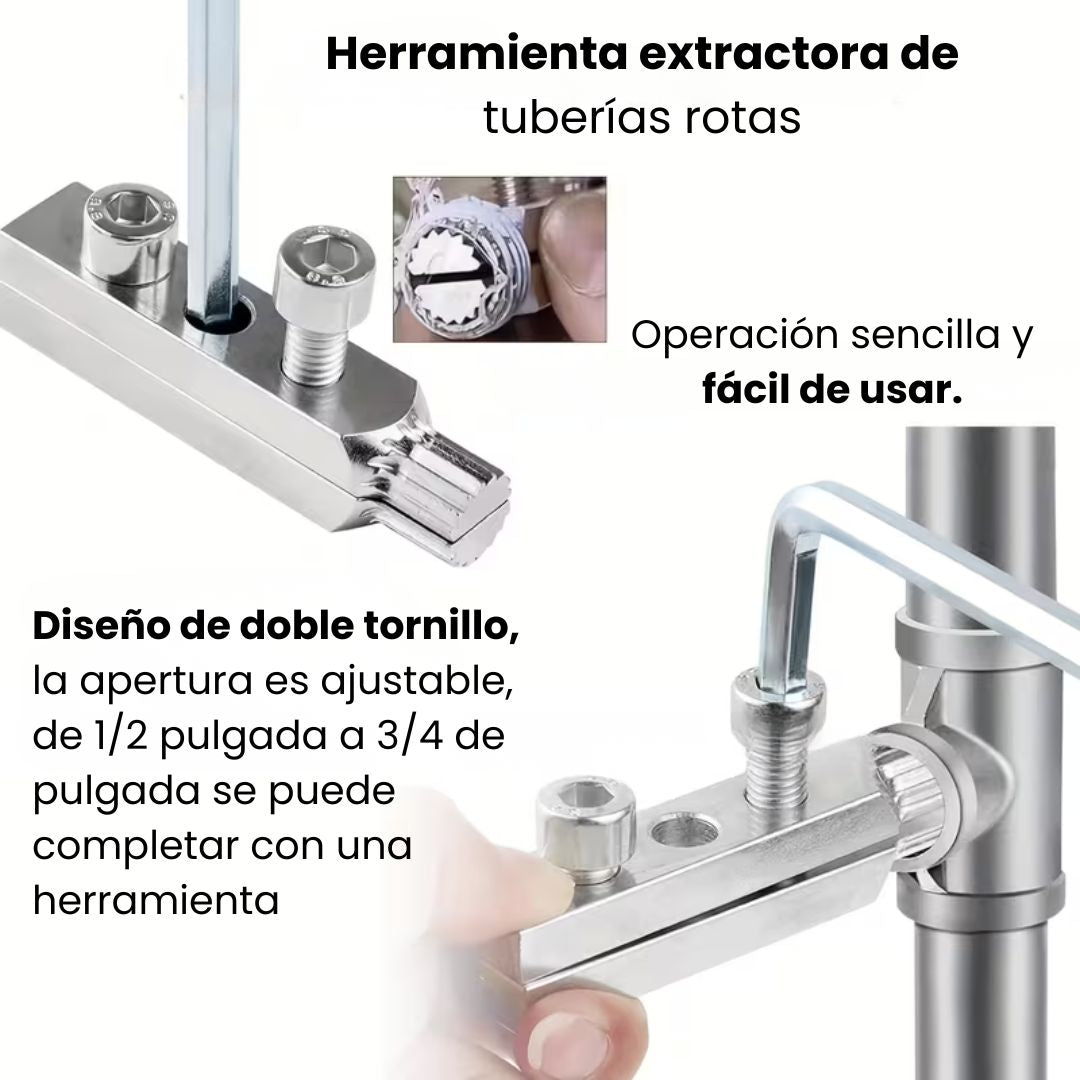 🛠️ Extractor de Roscas Rotas para Grifos y Tuberías