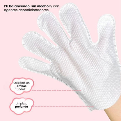 SilverPet™ Spa: GUANTES DE LIMPIEZA CON IONES DE PLATA (32 UNIDADES)🐶🐱