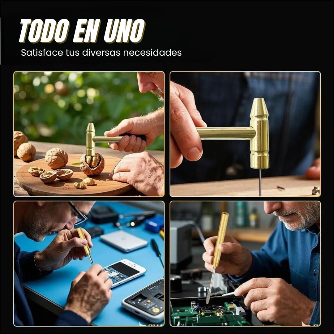 MINI MARTILLO MULTIFUNCIONAL 6 EN 1: PAGA 1 Y LLEVA 2!🧰⭐
