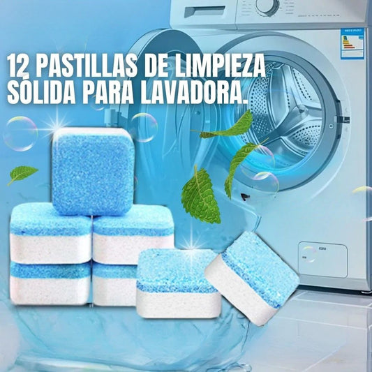 PASTILLAS LIMPIADORAS DE LAVADORA 🧼 ¡LAVADORA COMO NUEVA Y ROPA MÁS FRESCA: OFERTA 12 UNIDADES!