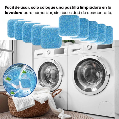 PASTILLAS LIMPIADORAS DE LAVADORA 🧼 ¡LAVADORA COMO NUEVA Y ROPA MÁS FRESCA: OFERTA 12 UNIDADES!
