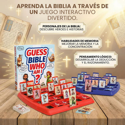 🎯JUEGO DE MESA BÍBLICO "QUIÉN SOY" + diversión y aprendizaje bíblico para toda la familia📓