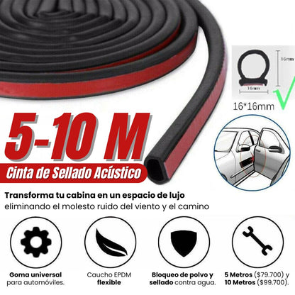 Cinta de Sellado Acústico: Reducción de ruido, polvo y filtraciones para vehículos🚍