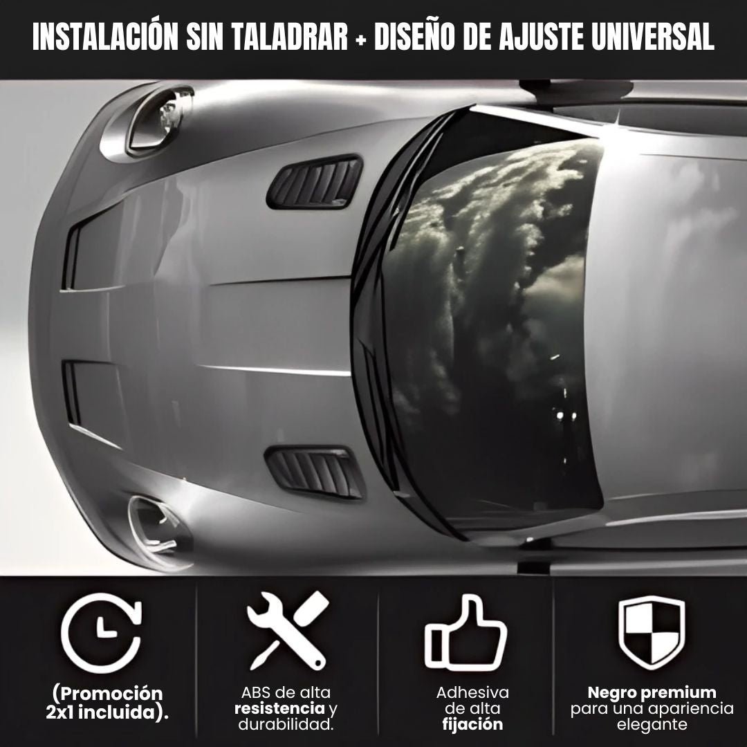 VENTILACIÓN DECORATIVA UNIVERSAL: ⭐OFERTA EXCLUSIVA: ¡LLEVA 2 AL PRECIO DE 1 EN COLOR NEGRO