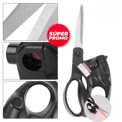 TIJERAS MULTIFUNCIONALES + guía láser para corte preciso✂️