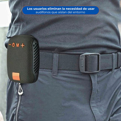 🔊ALTAVOZ BLUETOOTH PARA EXTERIORES: Diseño robusto para ciclismo y motocicletas