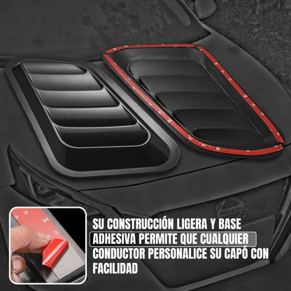 VENTILACIÓN DECORATIVA UNIVERSAL: ⭐OFERTA EXCLUSIVA: ¡LLEVA 2 AL PRECIO DE 1 EN COLOR NEGRO