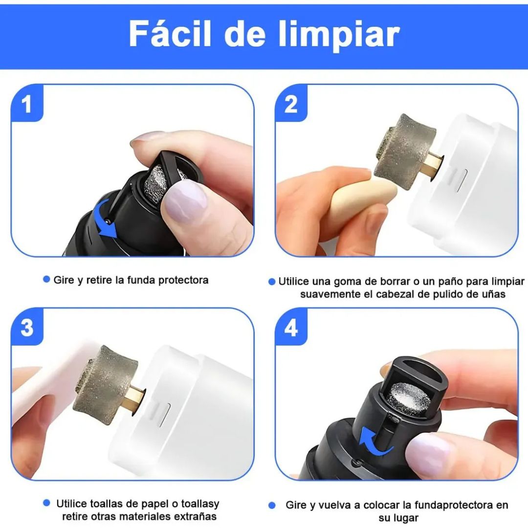 💅🏻CORTAÚÑAS LED PROFESIONAL: Luz de alta precisión para un corte seguro y sin dolor