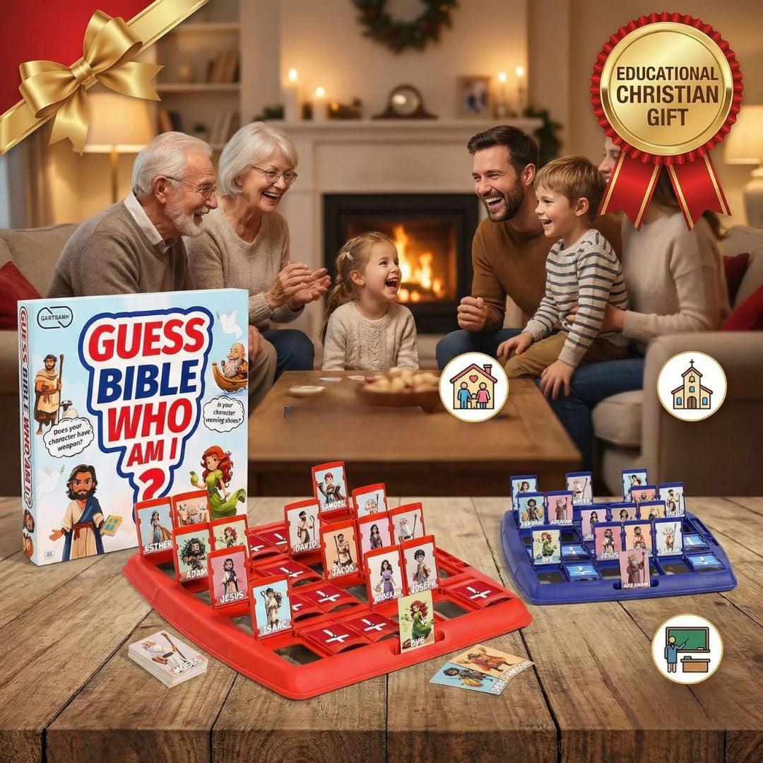 🎯JUEGO DE MESA BÍBLICO "QUIÉN SOY" + diversión y aprendizaje bíblico para toda la familia📓