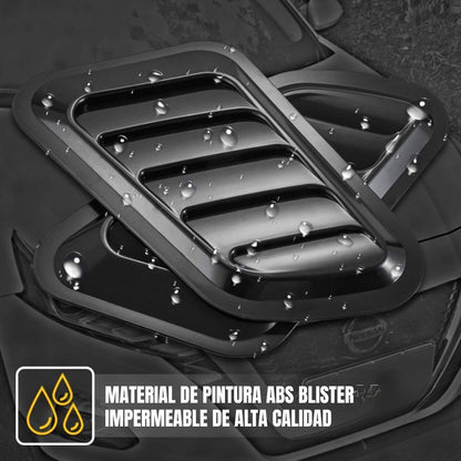 VENTILACIÓN DECORATIVA UNIVERSAL: ⭐OFERTA EXCLUSIVA: ¡LLEVA 2 AL PRECIO DE 1 EN COLOR NEGRO