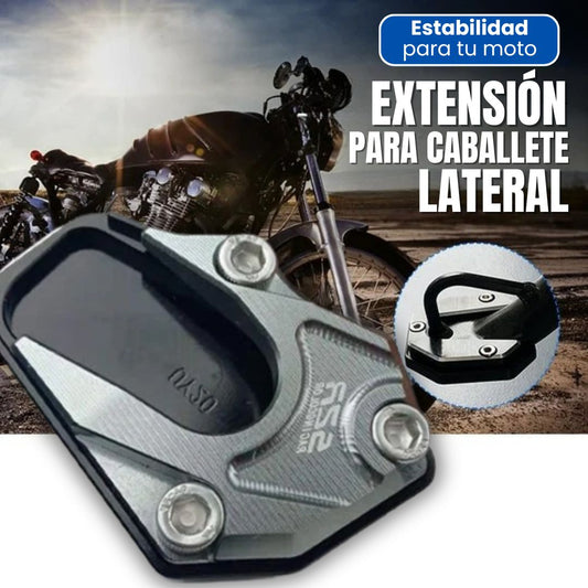 🏍️🏁EXTENSIÓN DE CABALLETE LATERAL + estable, duradera y antideslizante