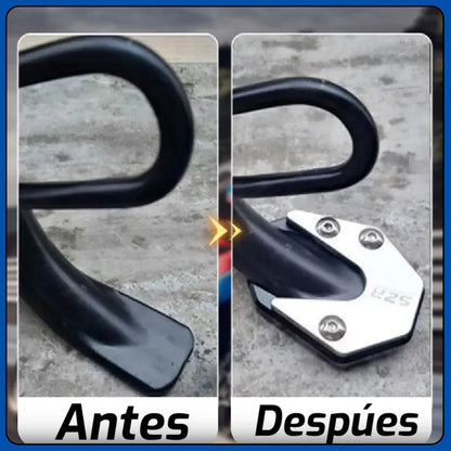 🏍️🏁EXTENSIÓN DE CABALLETE LATERAL + estable, duradera y antideslizante