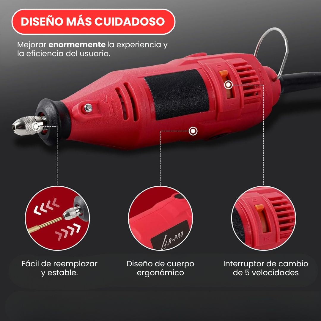 ⭐COMBO AMOLADORA Y CUCHILLA PROFESIONAL + potencia de cobre puro para cortes y afilado perfecto
