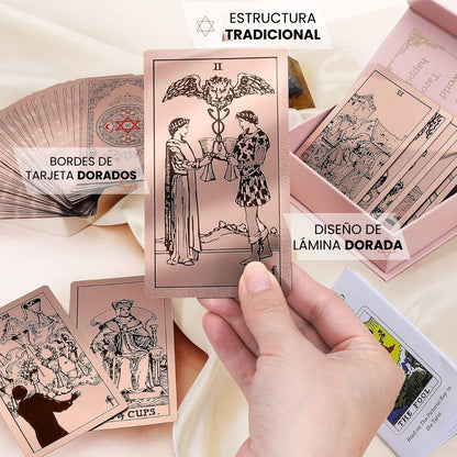 LuxePink Tarot™: LA EDICIÓN DE LUJO EN LÁMINA ROSA QUE TU DESTINO MERECE