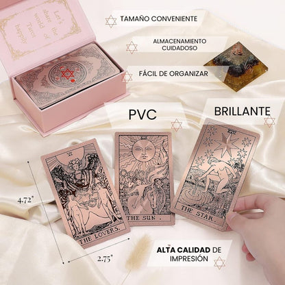 LuxePink Tarot™: LA EDICIÓN DE LUJO EN LÁMINA ROSA QUE TU DESTINO MERECE
