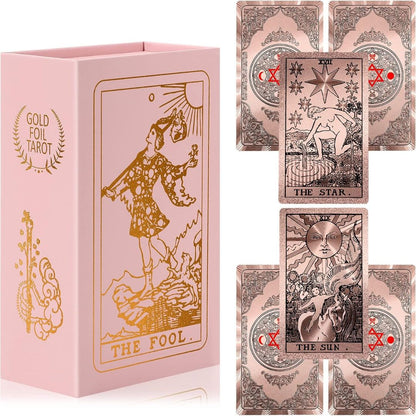 LuxePink Tarot™: LA EDICIÓN DE LUJO EN LÁMINA ROSA QUE TU DESTINO MERECE