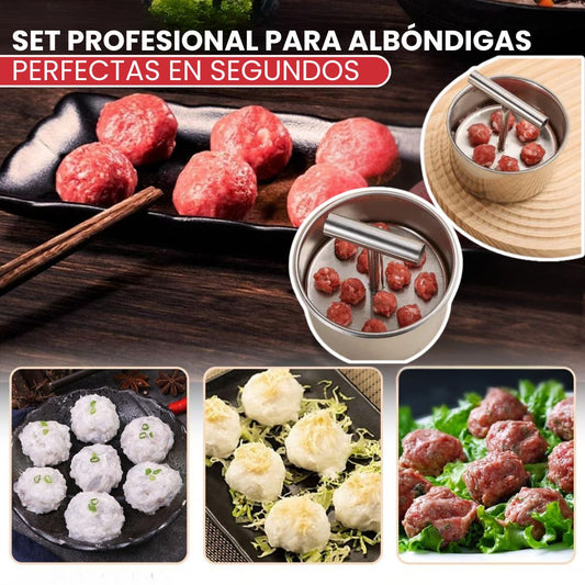 MeatballMaster™: EL SET PROFESIONAL PARA ALBÓNDIGAS PERFECTAS EN SEGUNDOS🍝🍽️