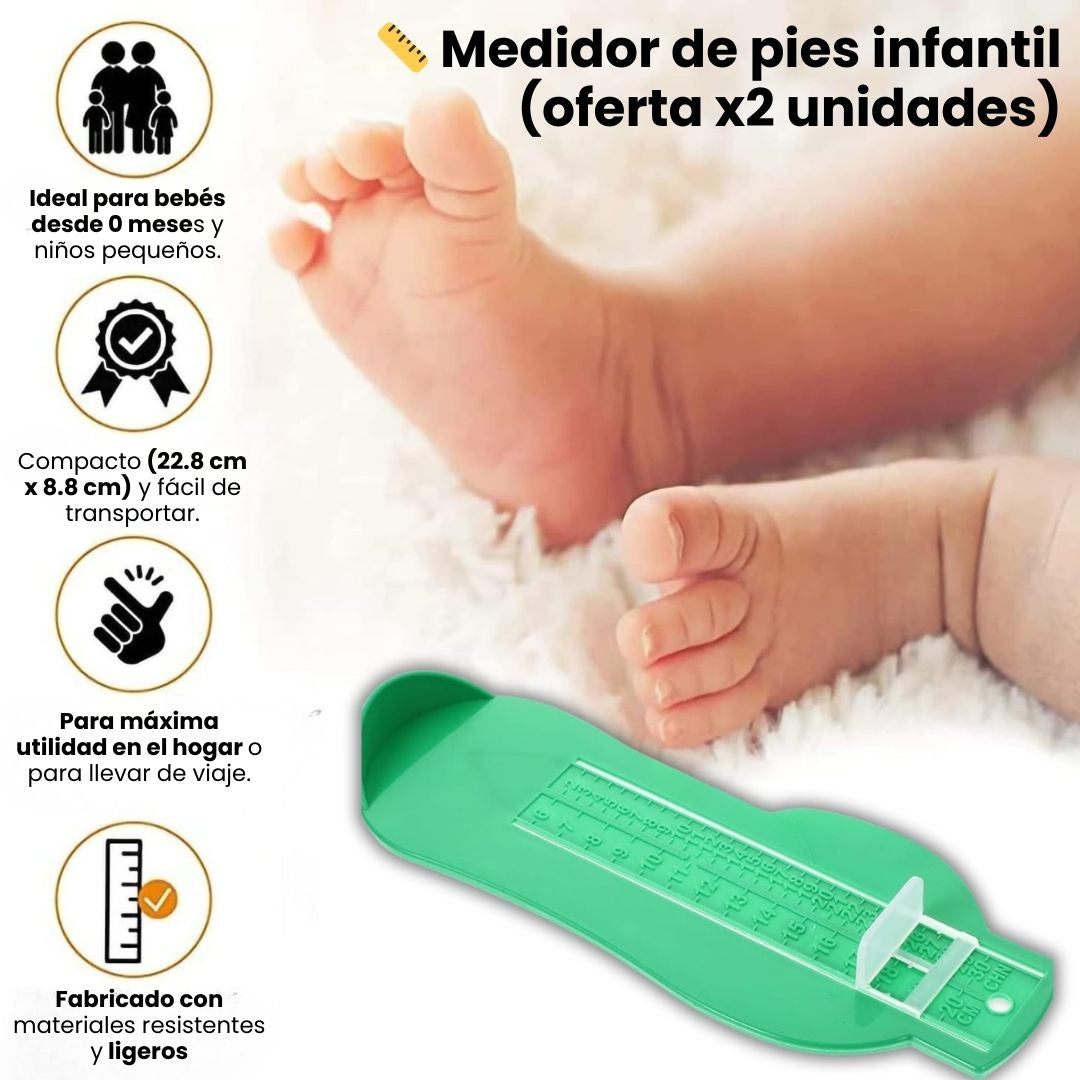 📏 Medidor de pies infantil (oferta x2 unidades)