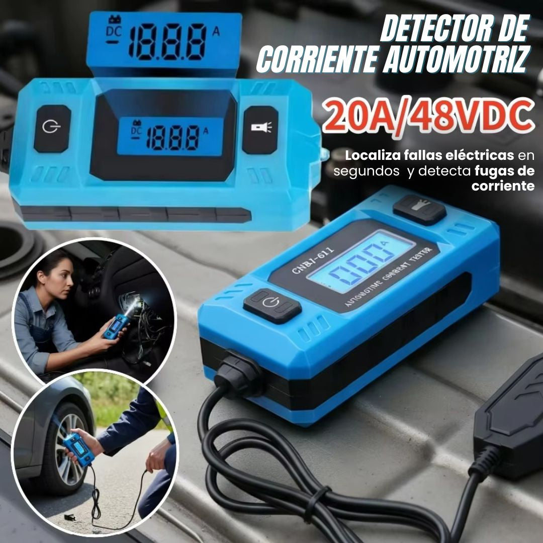 DETECTOR DE CORRIENTE AUTOMOTRIZ: Medidor de precisión para fusibles y circuitos🚗🧰