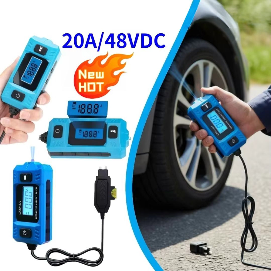 DETECTOR DE CORRIENTE AUTOMOTRIZ: Medidor de precisión para fusibles y circuitos🚗🧰