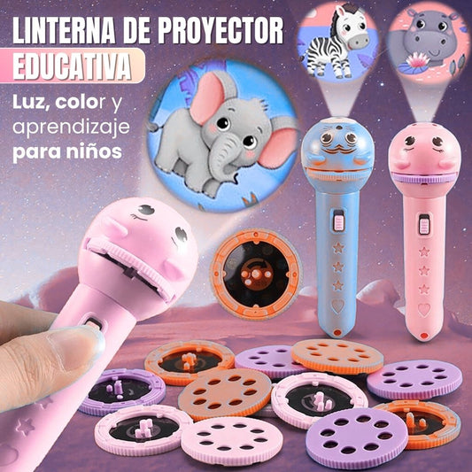 🔦LINTERNA DE PROYECTOR EDUCATIVA: Luz, color y aprendizaje para niños👨‍👩‍👧‍👦