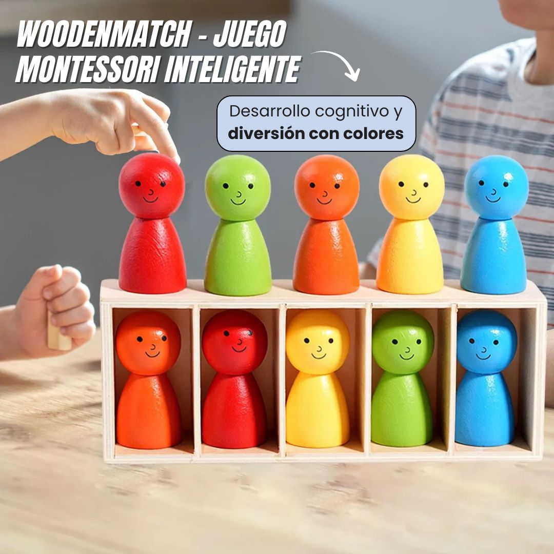 JUEGO MONTESSORI INTELIGENTE: Desarrollo cognitivo y diversión con colores🌈👨‍👩‍👧‍👦