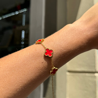 Pulsera Trébol Van Cleef® Suerte, protección y estilo en una joya