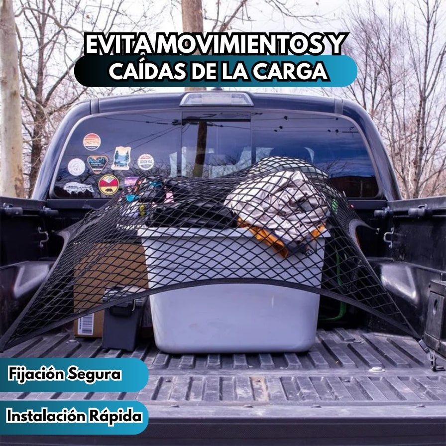 Grid+ Malla elástica para automóviles y camionetas (120 cm x 100 cm)