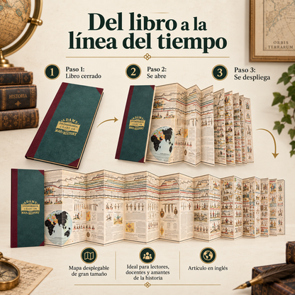 📜 Línea de Tiempo Histórica Sincrónica Adams EN INGLÉS🏛️