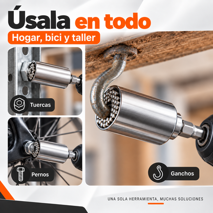 Set x2 Piezas Llave Copa Universal y Rache 🛠️