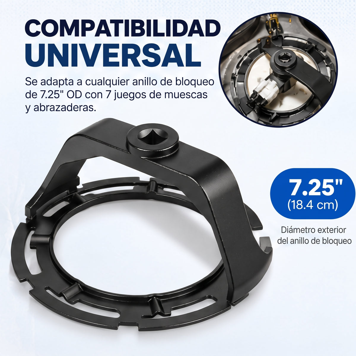 Llave Extractora de Tapa de Bomba de Gasolina⛽🔧