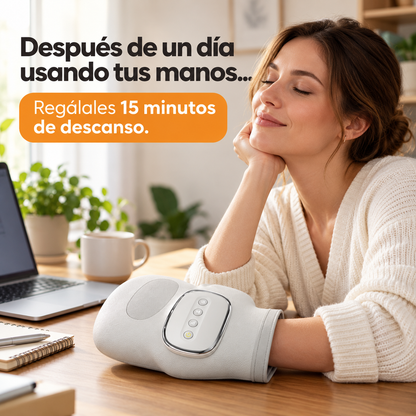 🤲Masajeador de Manos Inalámbrico con Compresión y Calor 💆‍♀️✨
