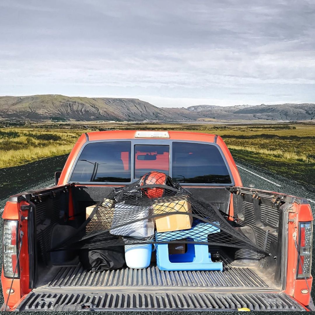 Malla Elástica para Maletero: Máxima Organización y Seguridad de Carga (120cm x 100cm)