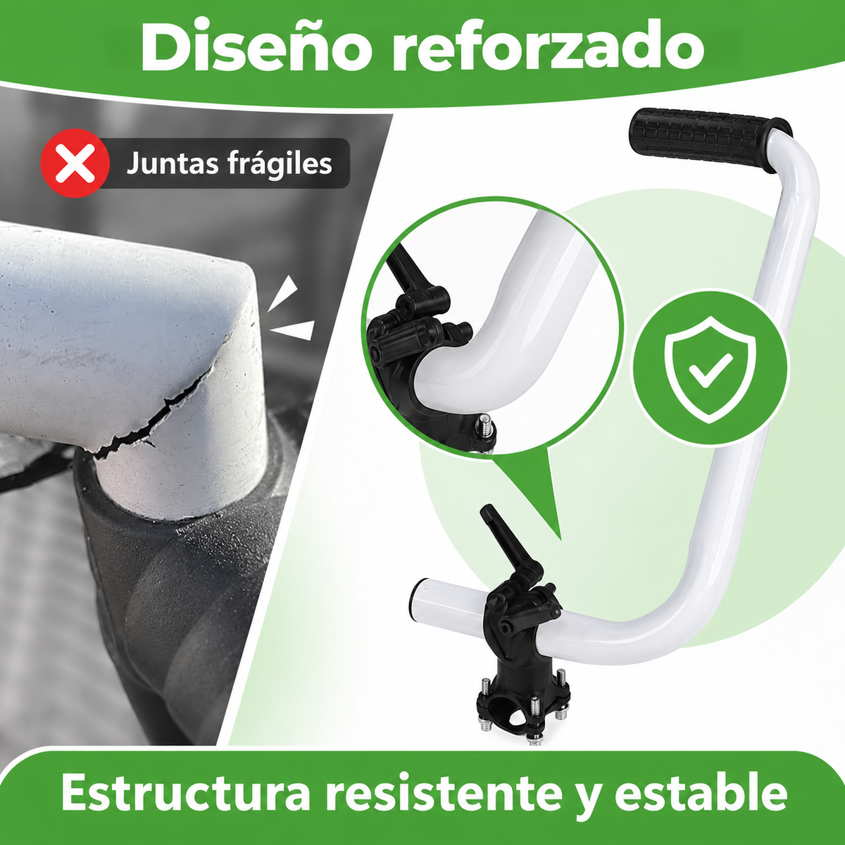 🌿Mango Auxiliar Ergonómico para Guadañadora y Recortadora de Jardín🌾✨
